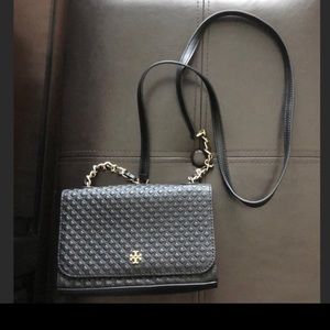 Tory Burch Embossed Leather Cross Body Purse
